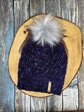 Load image into Gallery viewer, LUXURY*ADULT - Hand Dyed 100% Merino Wool Knit Hat -Hum Beanie