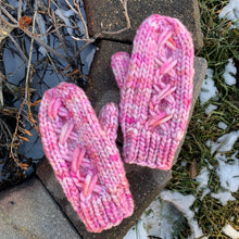 Load image into Gallery viewer, LUXURY*ADULT KNIT MITTENS - Unbreakable Vow Mitts