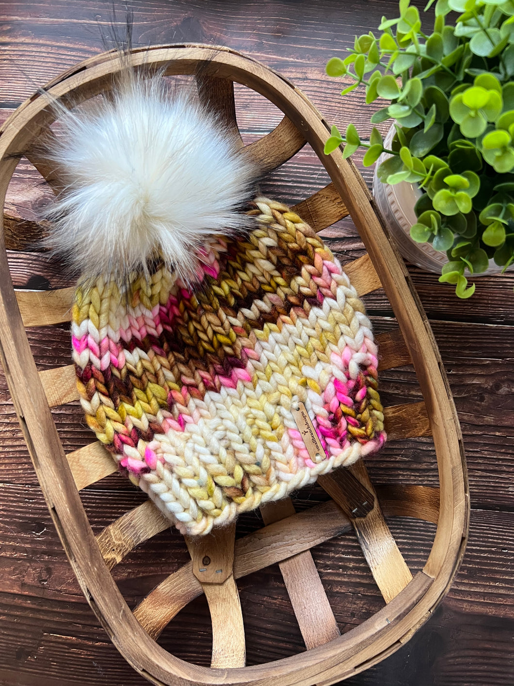 LUXURY*Child- Hand-Dyed 100% Wool Knit Hat