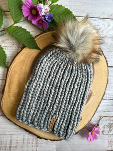 LUXURY*ADULT- Hand-Dyed 100% Merino Wool Knit Hat- Nohku Beanie