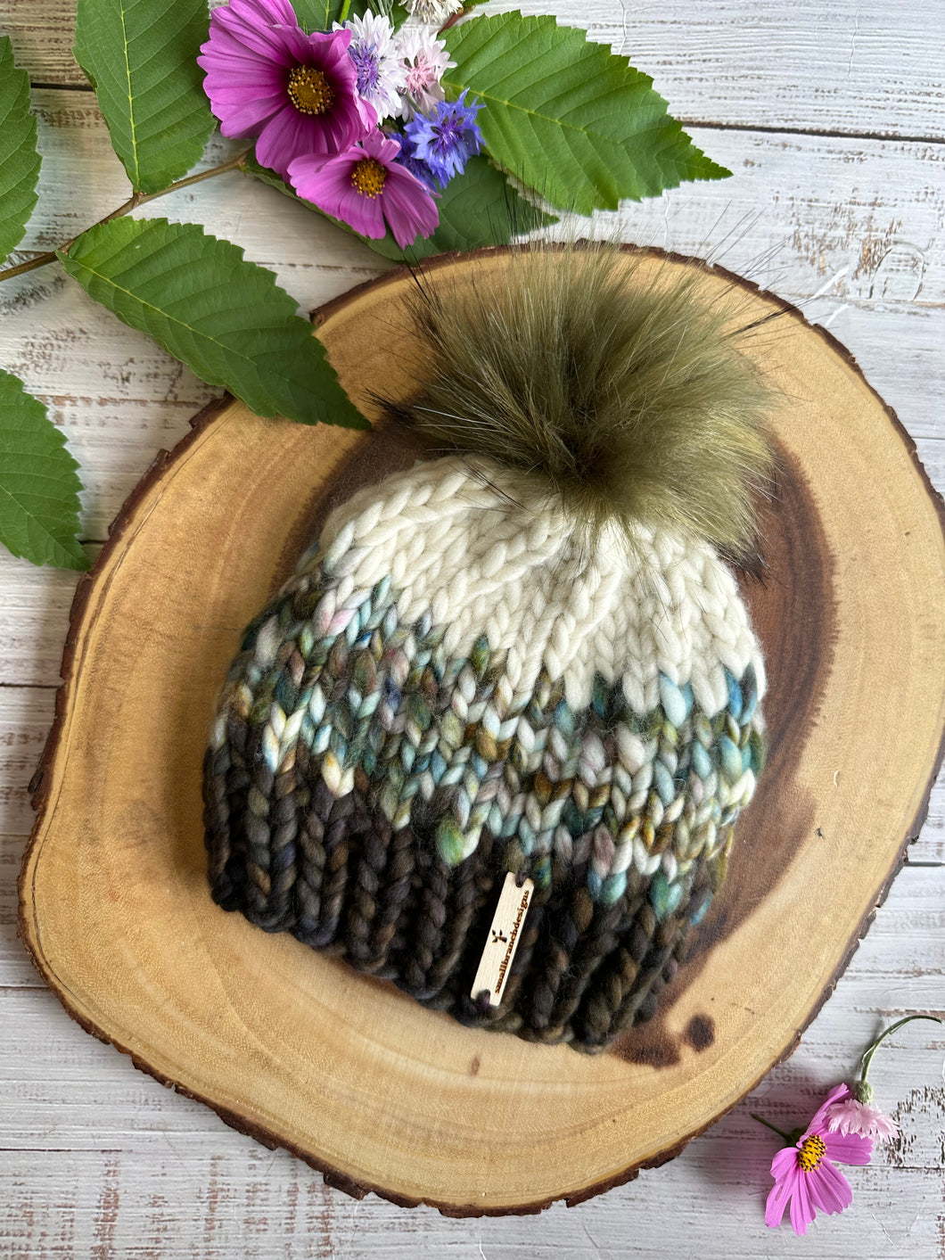 LUXURY*6-12 MONTHS - 100% Wool Knit Hat
