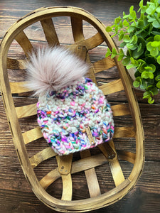 LUXURY*6-12 MONTHS - 100% Wool Knit Hat