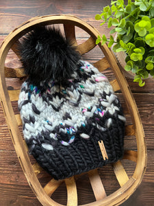 LUXURY*ADULT - Hand Dyed 100% Merino Wool Knit Hat - Pomona Beanie