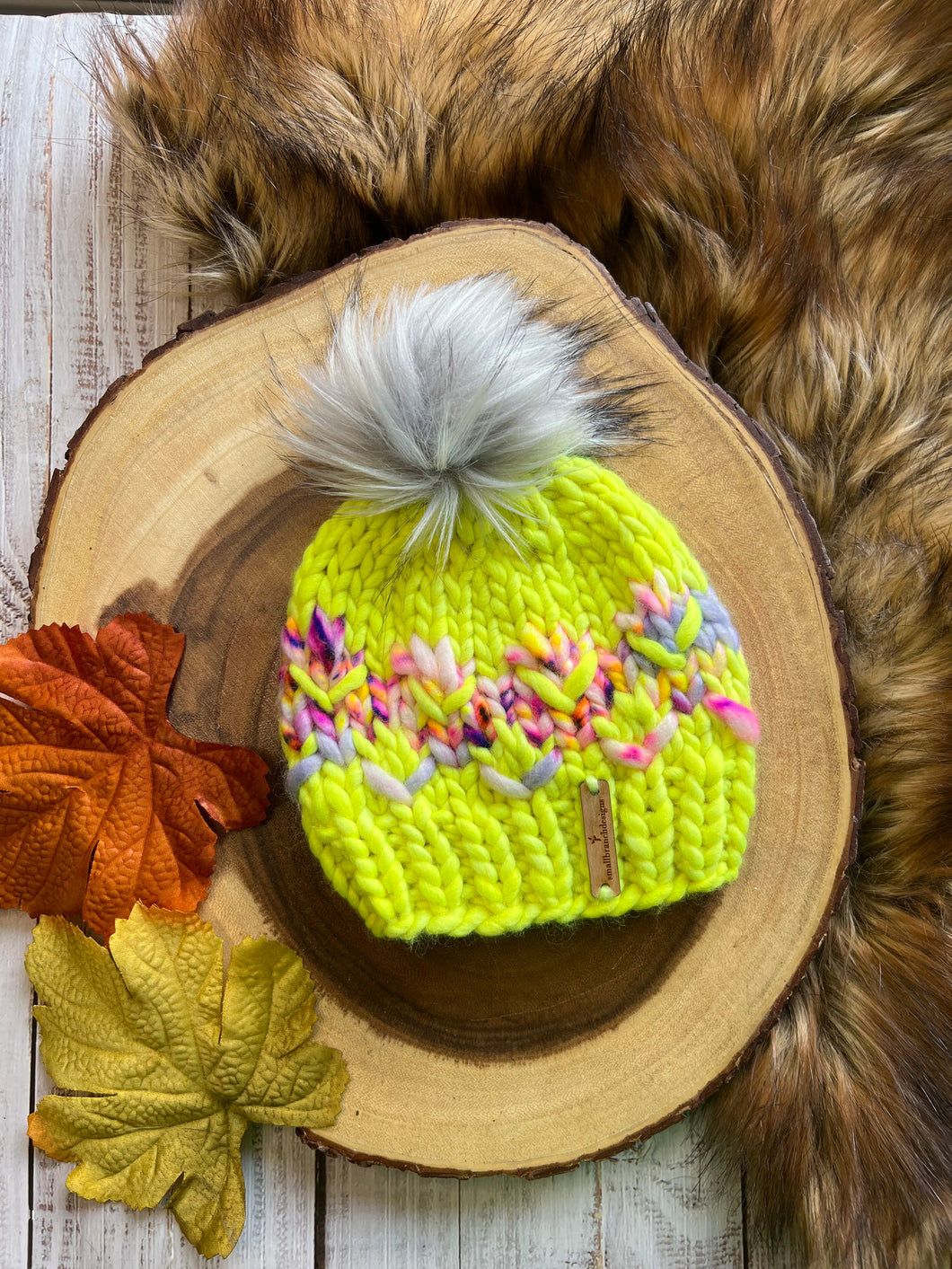 LUXURY*6-12 MONTHS - 100% Wool Knit Hat