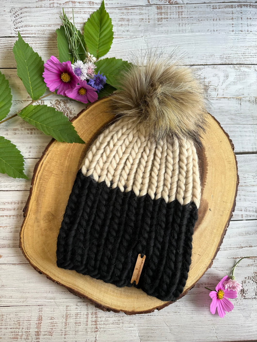 LUXURY*ADULT- Hand-Dyed 100% Merino Wool Knit Hat- Nohku Beanie
