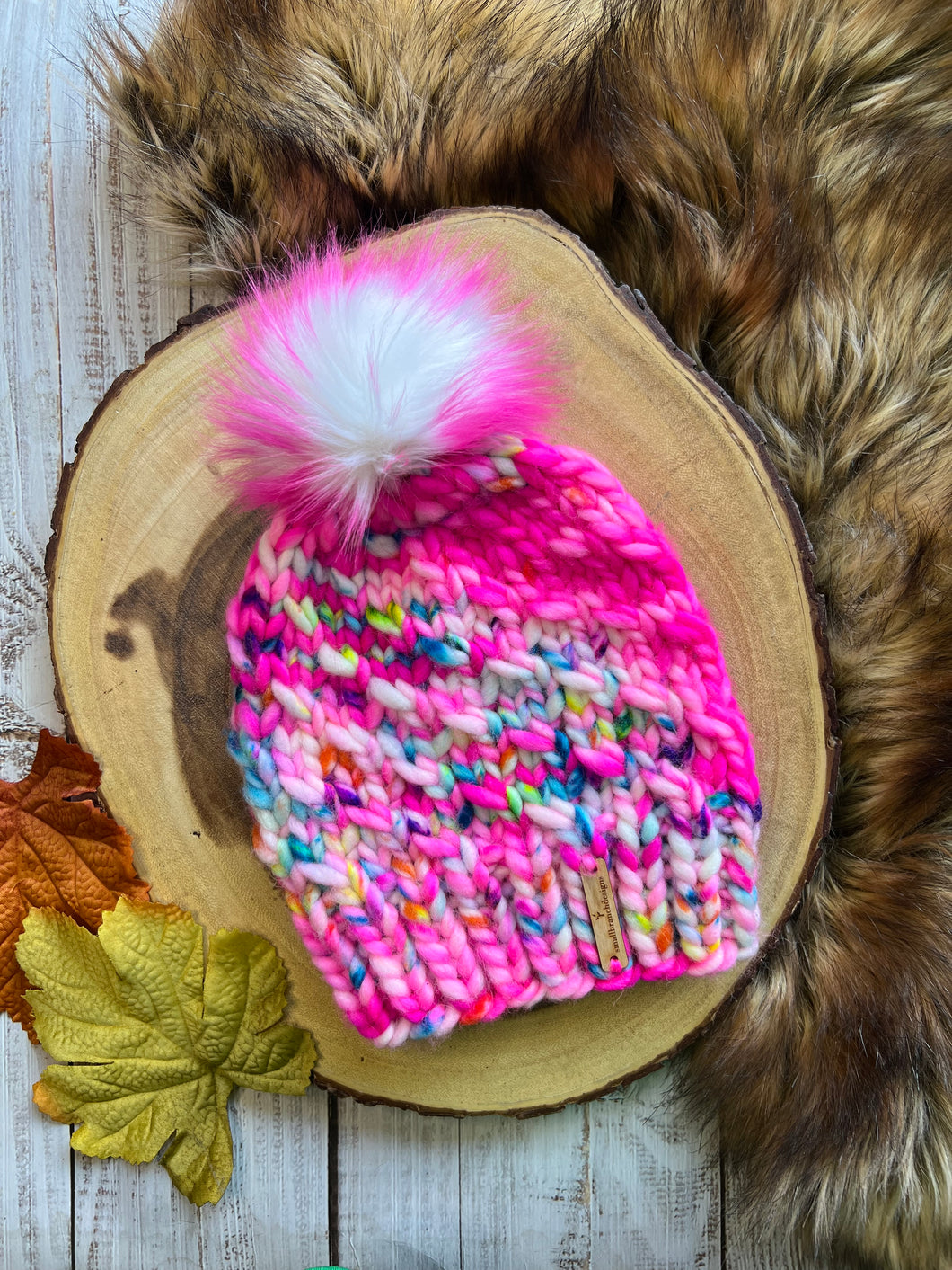 LUXURY*Child- Hand-Dyed 100% Wool Knit Hat