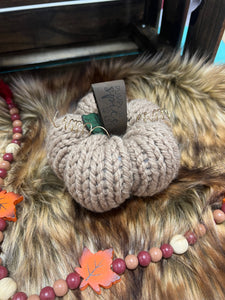 Knit Pumpkin - Small