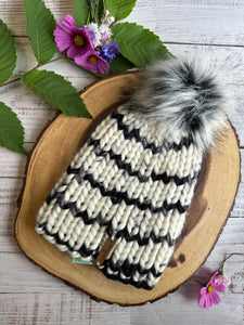 LUXURY*ADULT- Hand-Dyed 100% Merino Wool Knit Hat- Nohku Beanie
