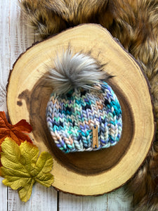 LUXURY*3-6 MONTHS - 100% Wool Knit Hat