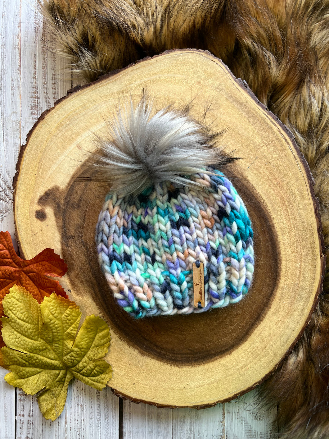 LUXURY*3-6 MONTHS - 100% Wool Knit Hat