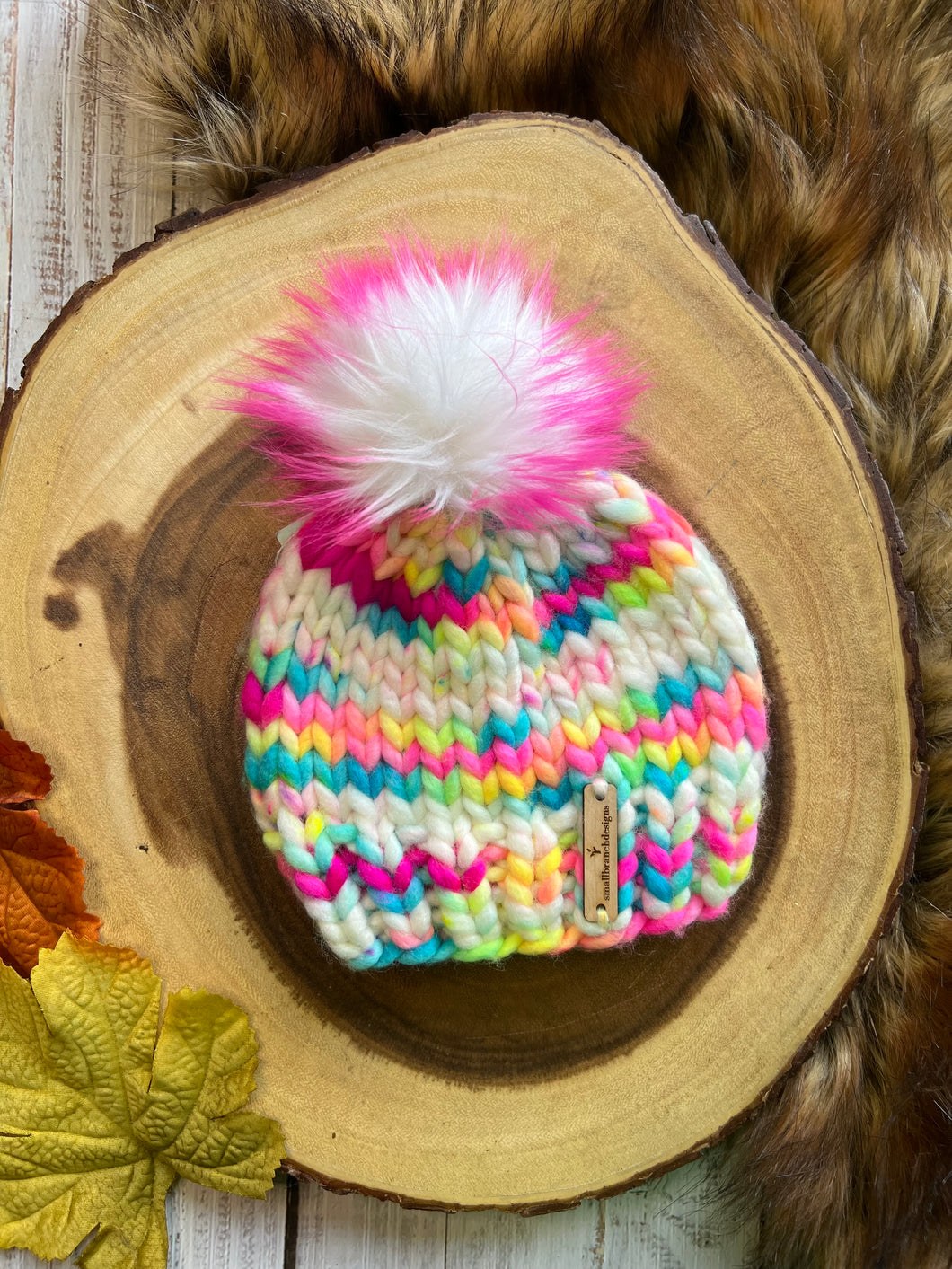 LUXURY*3-6 MONTHS - 100% Wool Knit Hat
