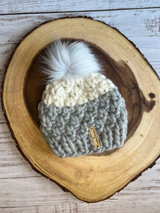 LUXURY*3-6 MONTHS - 100% Wool Knit Hat