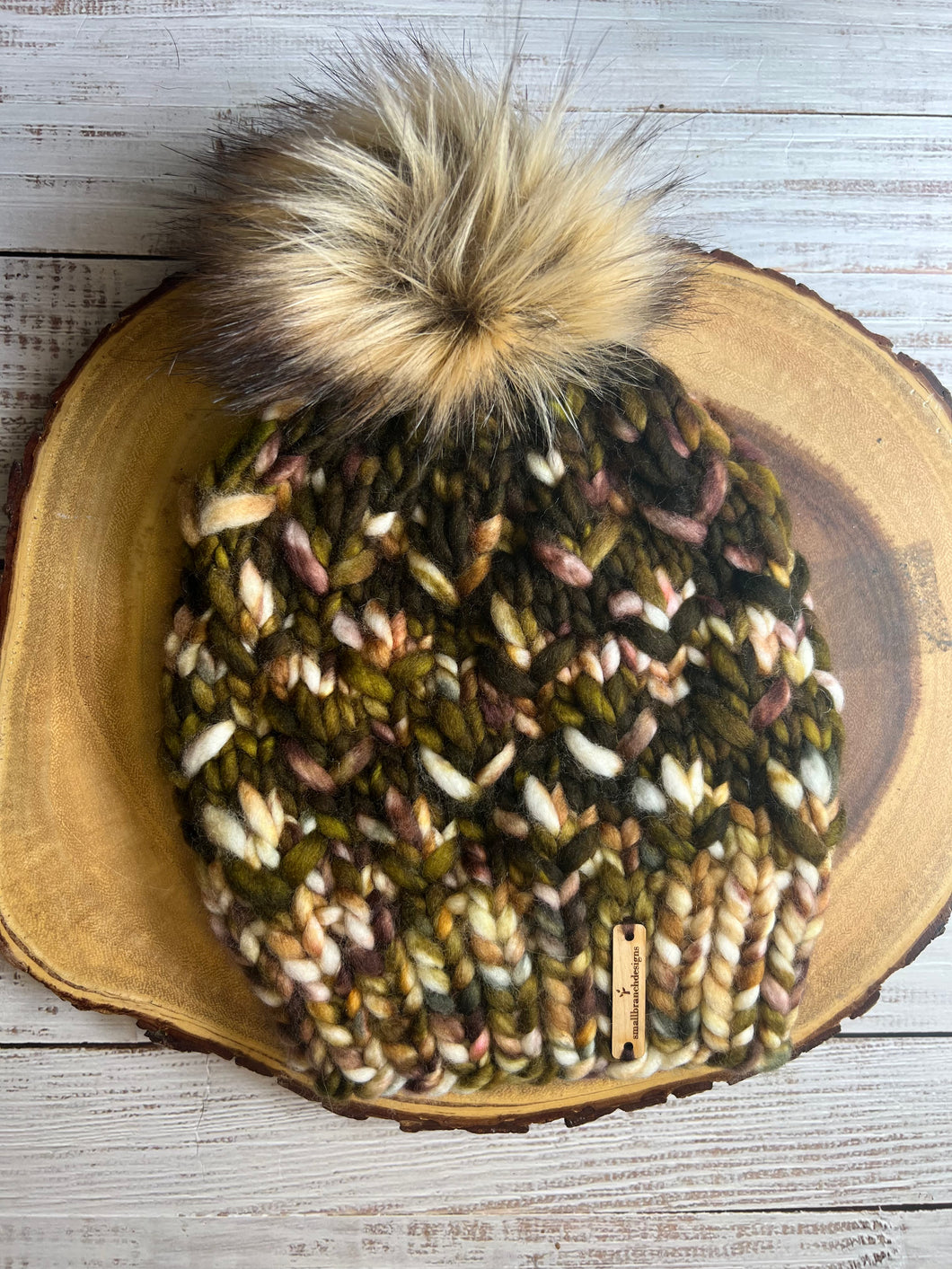 LUXURY*ADULT - Hand Dyed 100% Merino Wool Knit Hat - Pomona Beanie