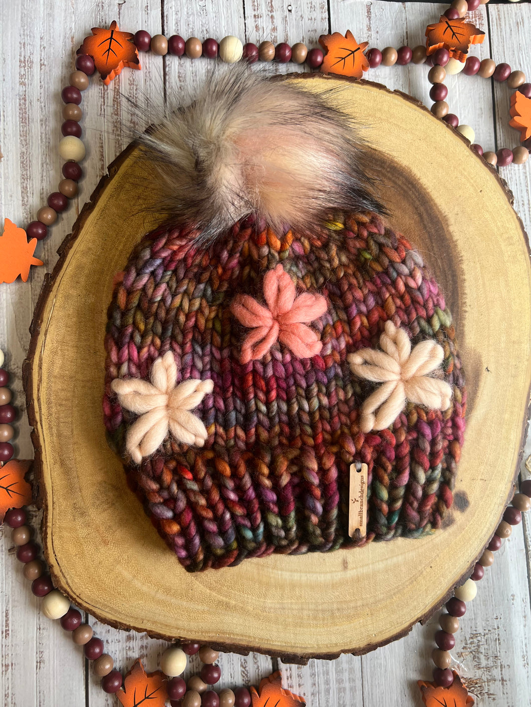 LUXURY*Child- Hand-Dyed 100% Wool Knit Hat