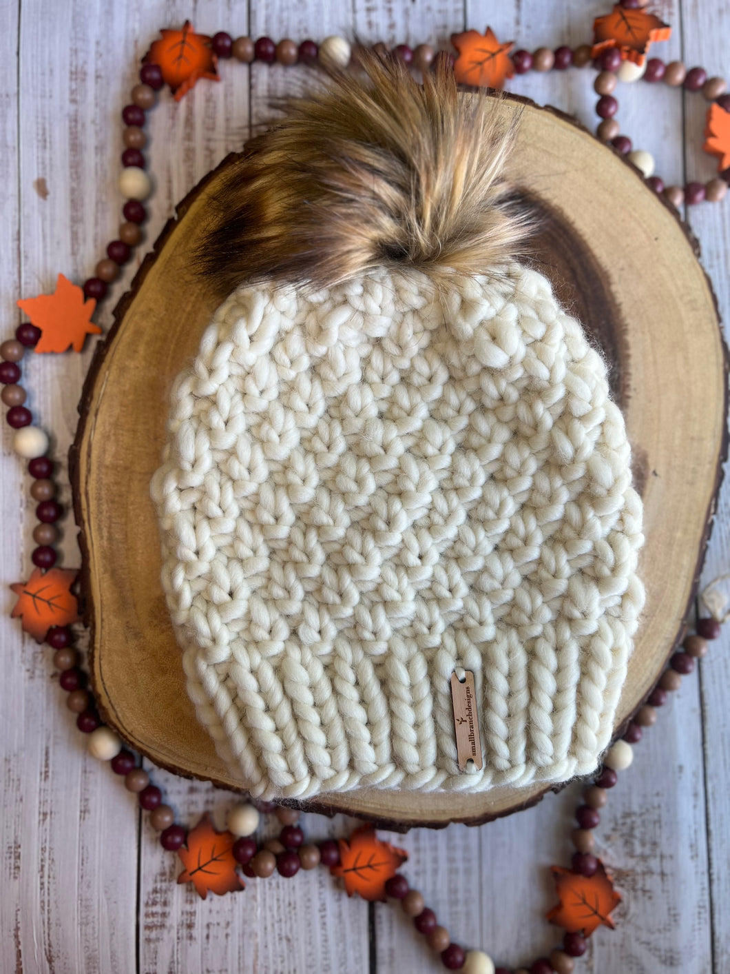 LUXURY*ADULT- 100% Wool Knit Hat- Riverlands Beanie