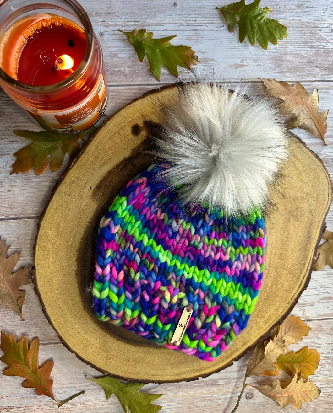 LUXURY*TODDLER -100% Wool Knit Hat