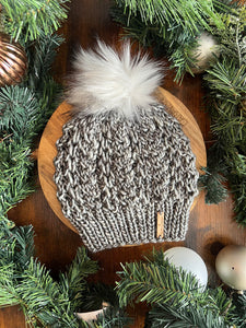 LUXURY*ADULT- Hand-Dyed 100% Merino Wool Knit Hat- Sifton Toque