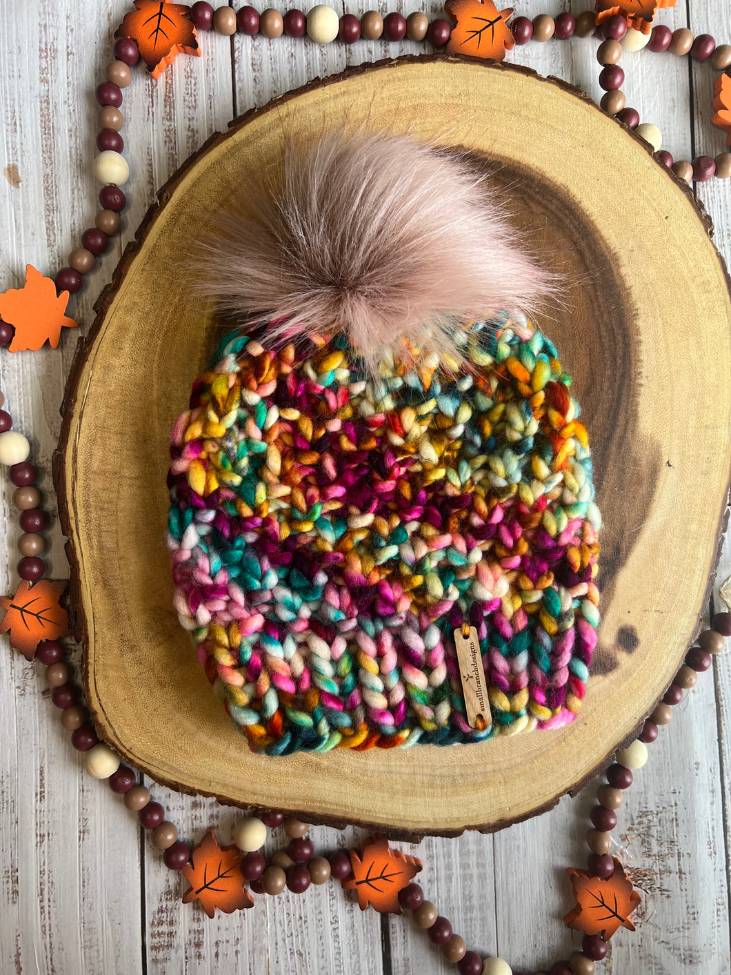 LUXURY*Child- Hand-Dyed 100% Wool Knit Hat