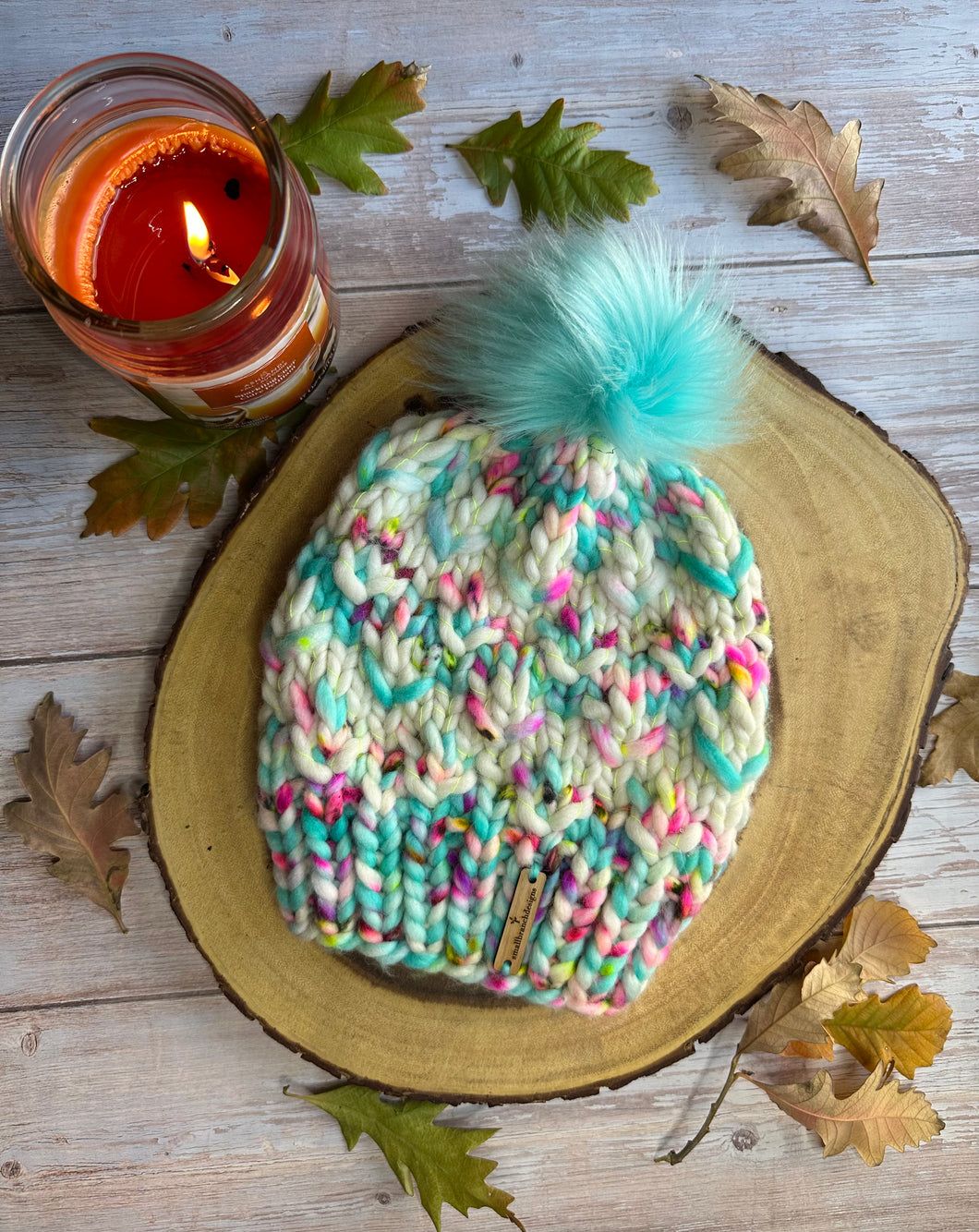 Child 100% Wool Knit Hat - Pomona Beanie