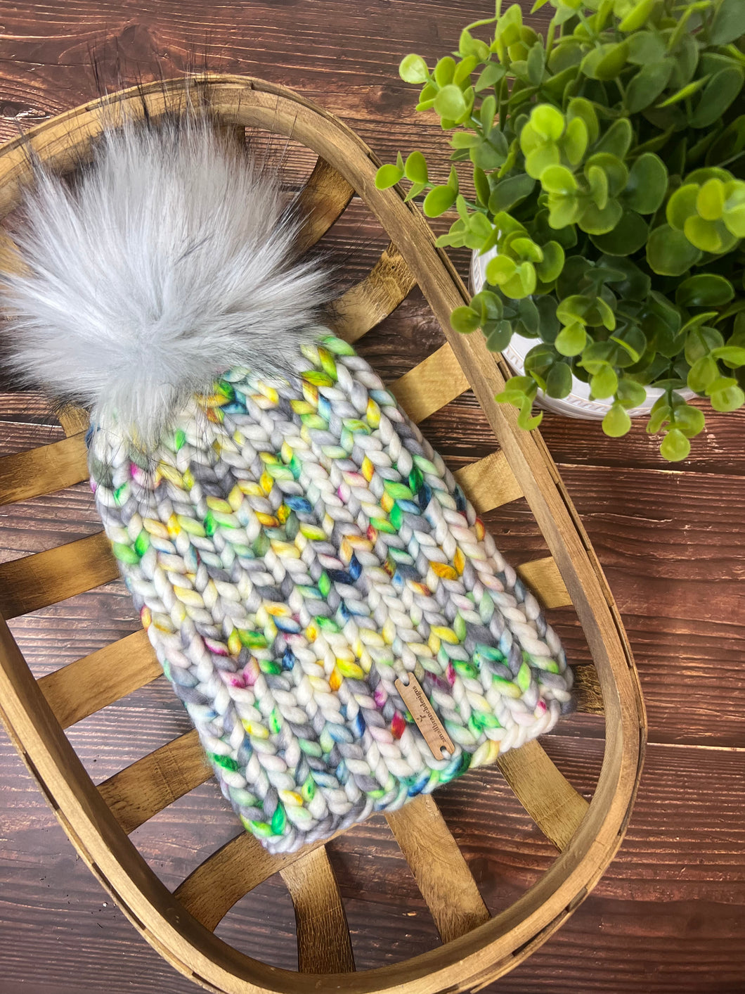 LUXURY*ADULT- Hand-Dyed 100% Merino Wool Knit Hat- Nohku Beanie