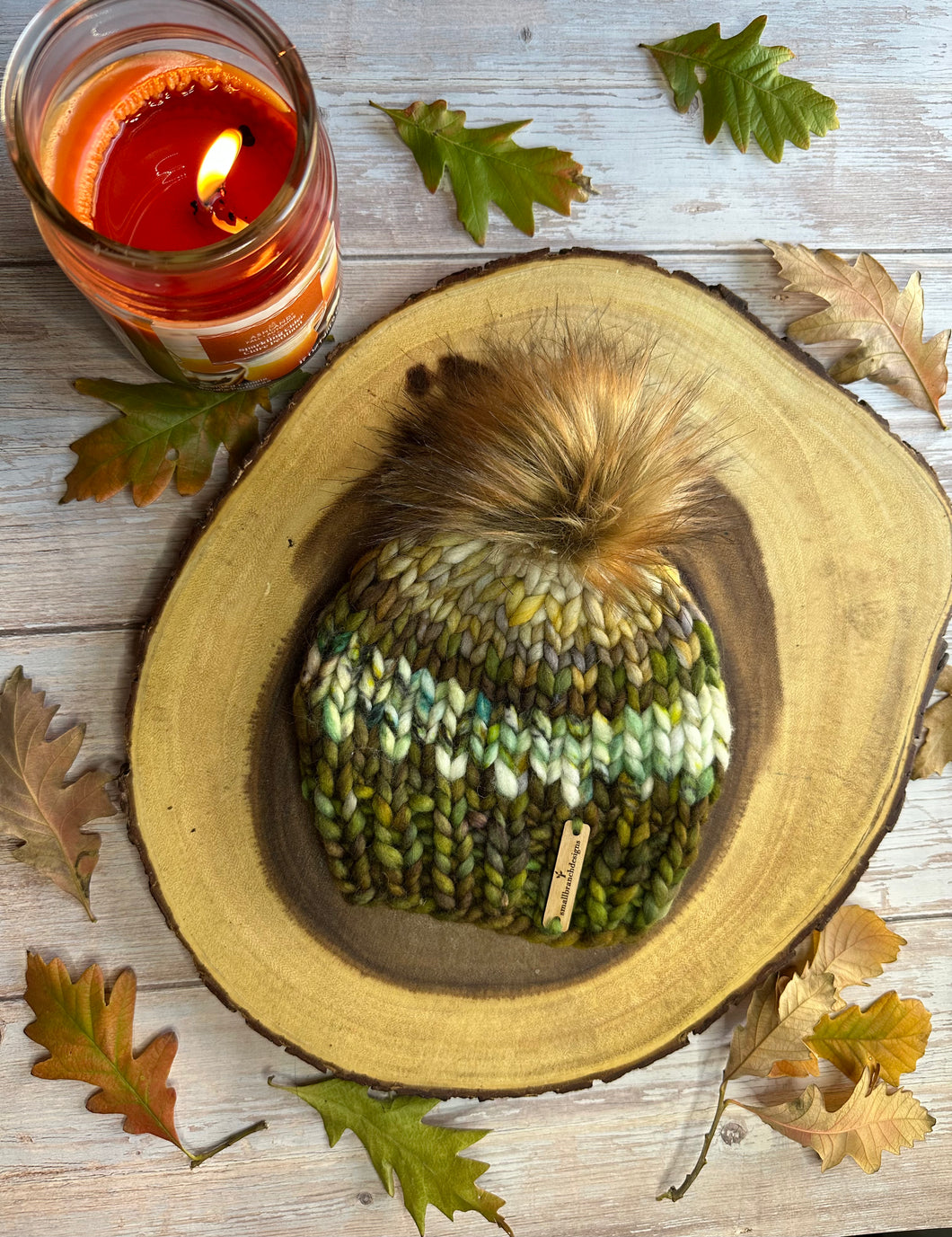 LUXURY*3-6 MONTHS - 100% Wool Knit Hat