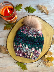 Child 100% Wool Knit Hat - Palindrome Beanie