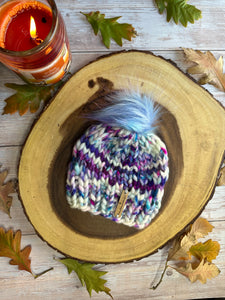 LUXURY*3-6 MONTHS - 100% Wool Knit Hat