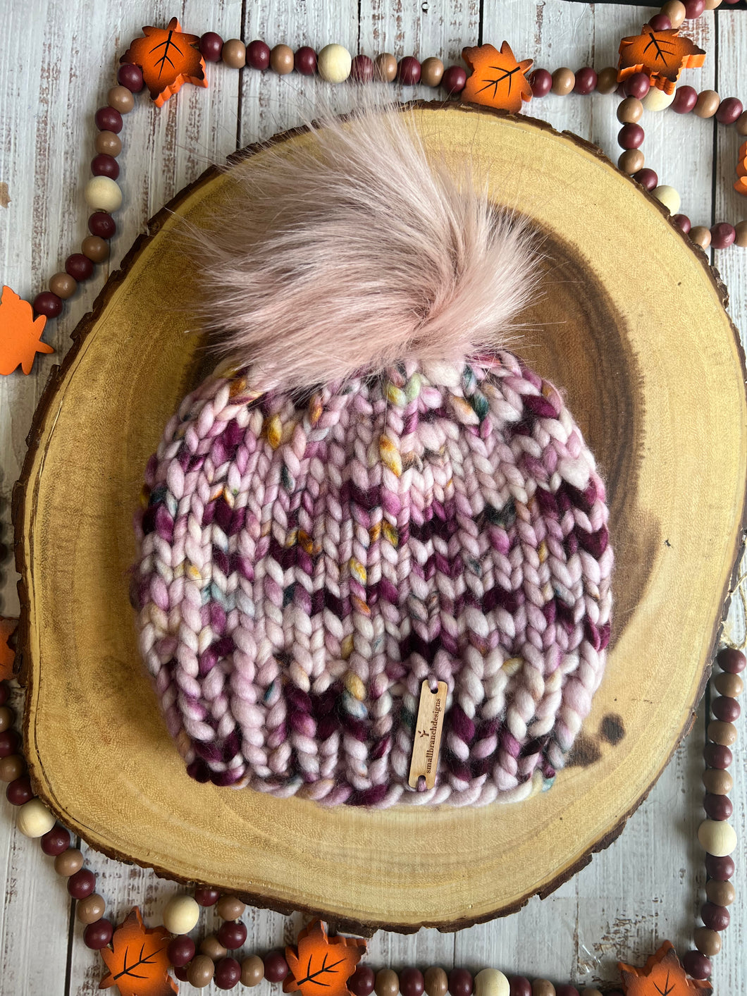 LUXURY-Toddler Hand-Dyed 100% Wool Knit Hat