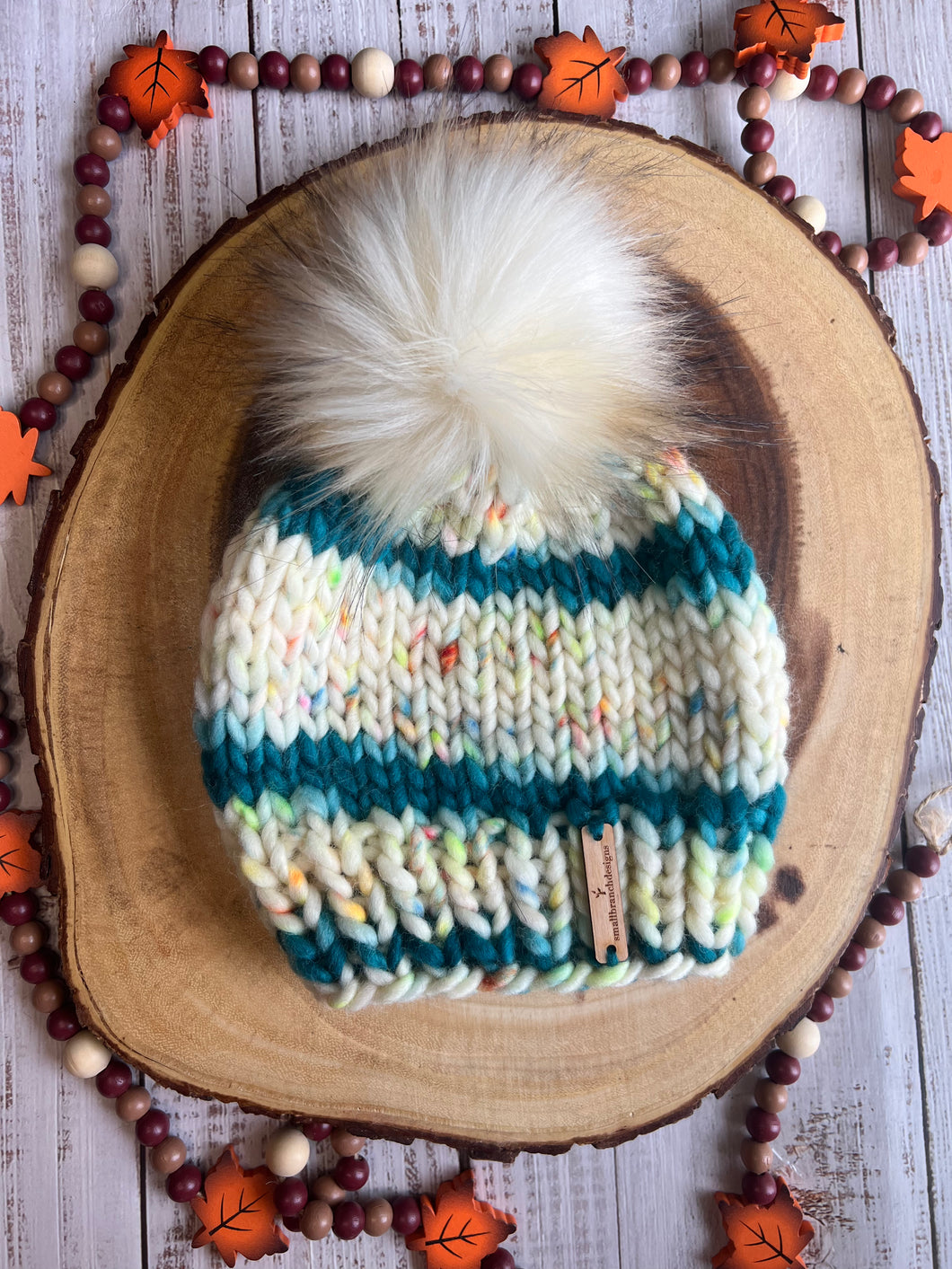 LUXURY-Toddler Hand-Dyed 100% Wool Knit Hat