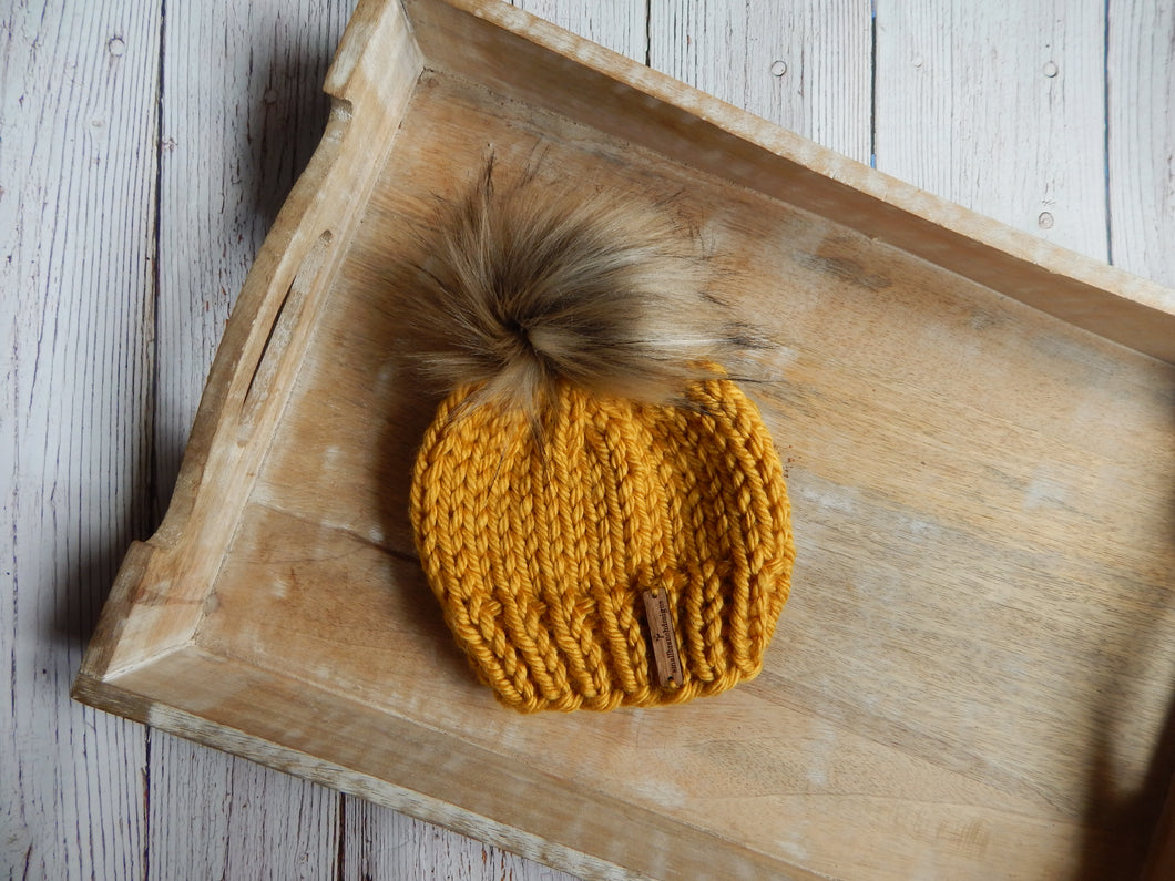 CLASSIC* 3-6 MONTHS - Knit Baby Hat