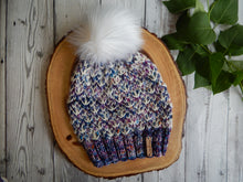 Load image into Gallery viewer, LUXURY*ADULT- Hand-Dyed 100% Merino Wool Knit Hat- The Duchess Beanie
