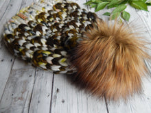 Load image into Gallery viewer, LUXURY*ADULT- Hand-Dyed 100% Merino Wool Knit Hat- The Duchess Beanie
