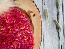 Load image into Gallery viewer, LUXURY*ADULT- Hand-Dyed 100% Merino Wool Knit Hat- The Duchess Beanie
