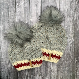 Mommy and Me Knit Hats - Classic Work Sock