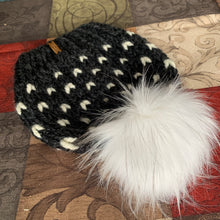 Load image into Gallery viewer, Mommy and Me Knit Hats - Snow Fall
