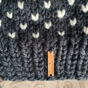 Mommy and Me Knit Hats - Snow Fall