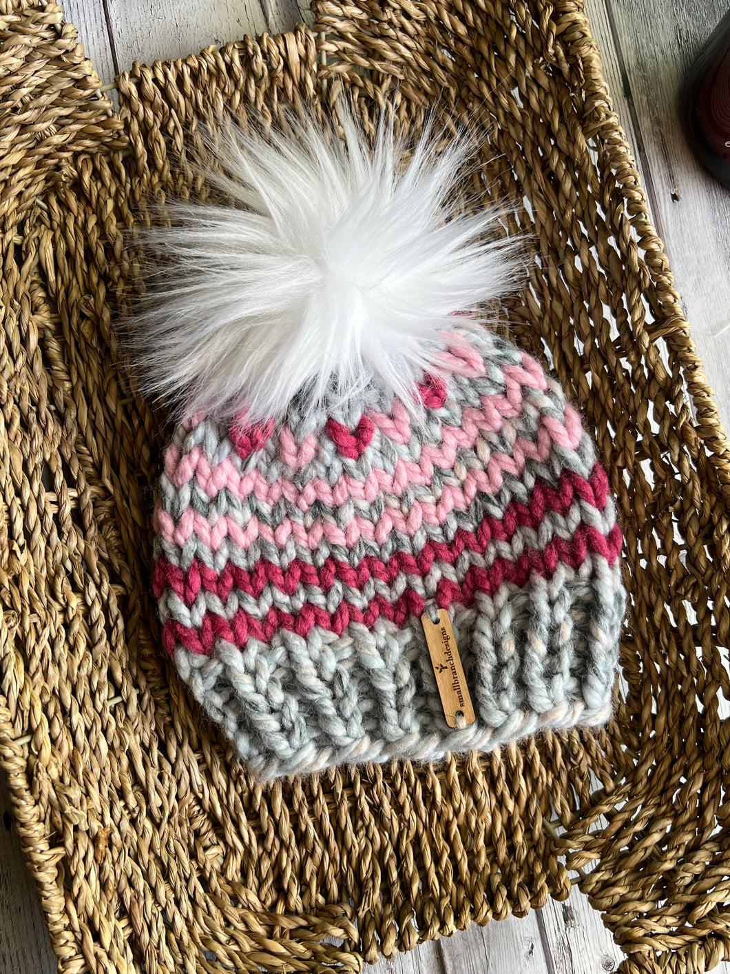 CLASSIC* 3-6 Months Knit Baby Hat