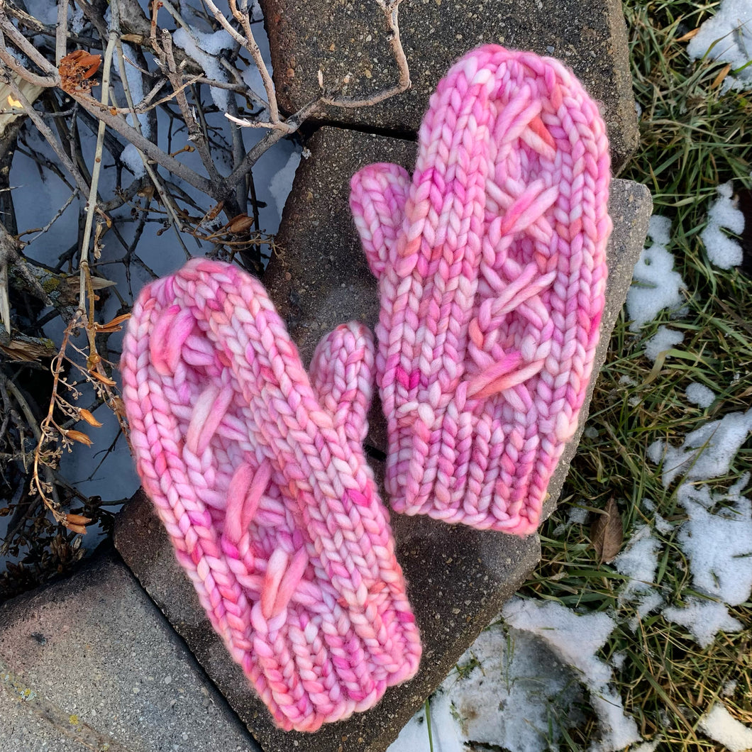 LUXURY*ADULT KNIT MITTENS - Unbreakable Vow Mitts