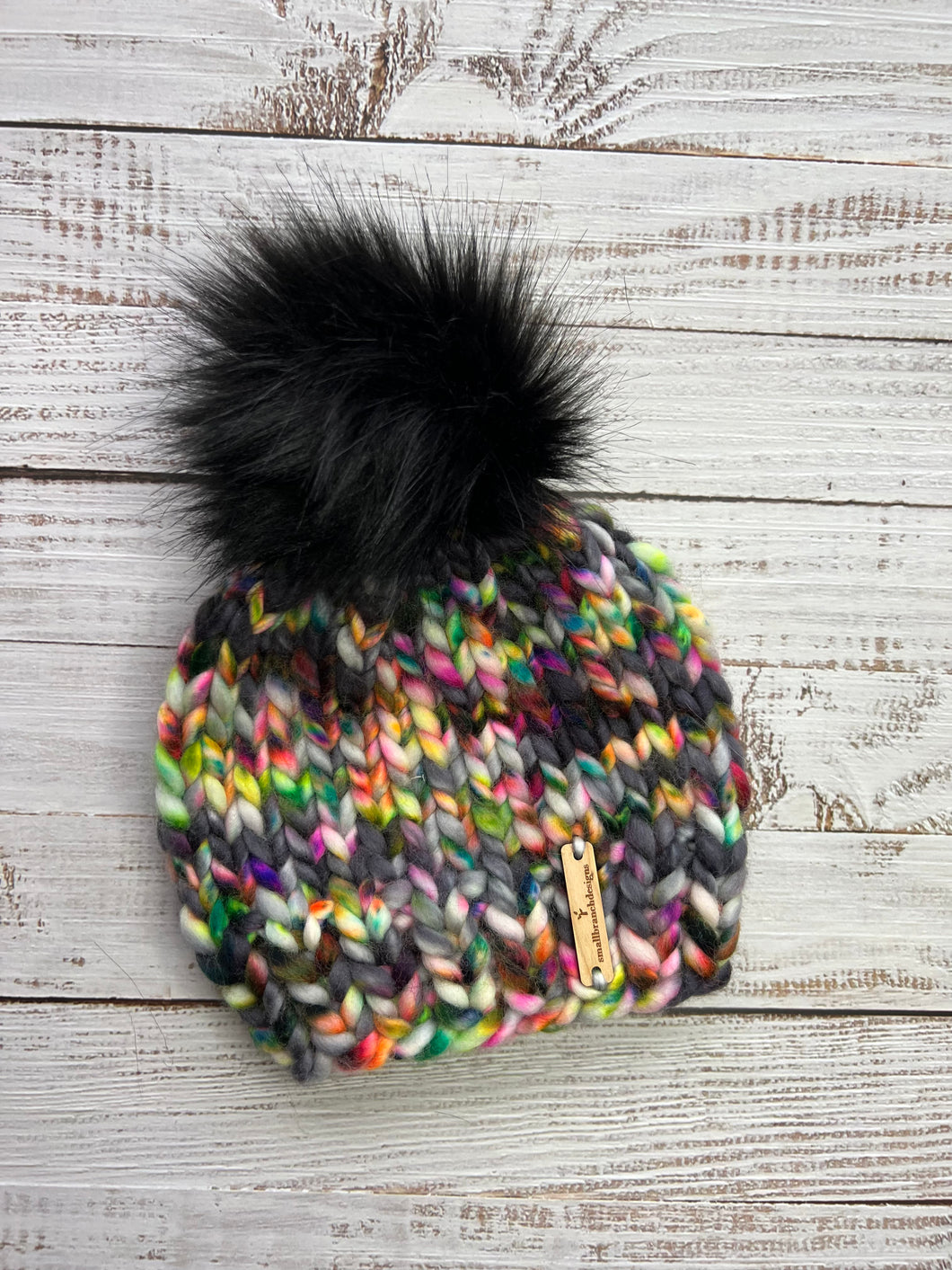 LUXURY*6-12 MONTHS - 100% Wool Knit Hat