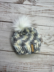 LUXURY*3-6 MONTHS - 100% Wool Knit Hat