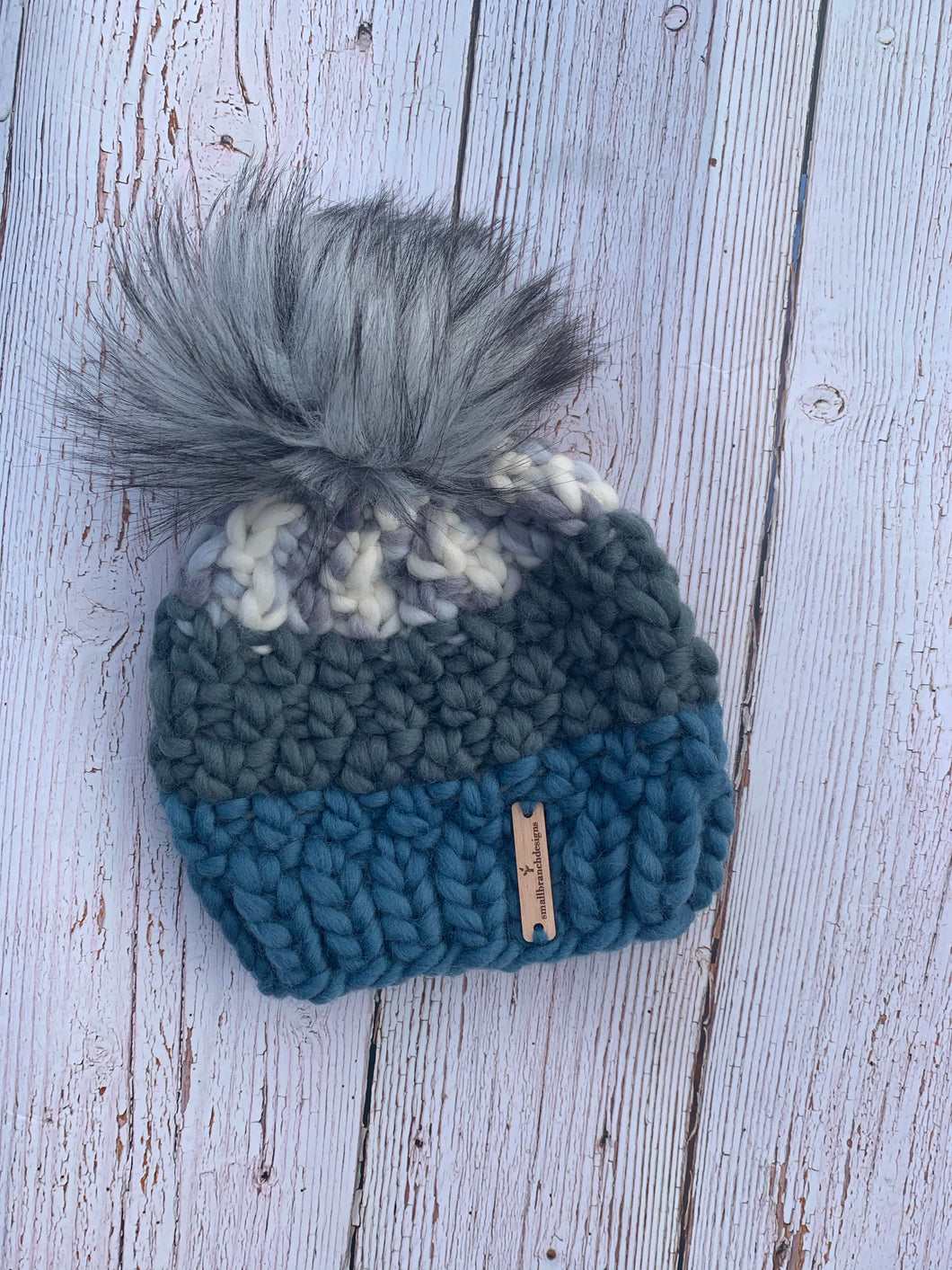 LUXURY*6-12 MONTHS -100% Wool Baby Hat